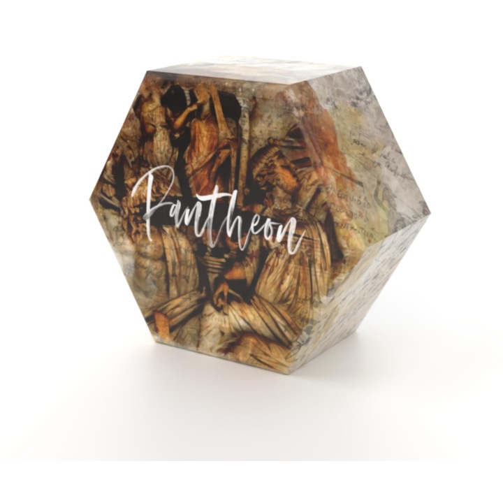 Joc de societate, LITTLE HOUSE BOARD GAMES, Pantheon, 2 jucători, multicolor, pentru vârsta de la 3 ani