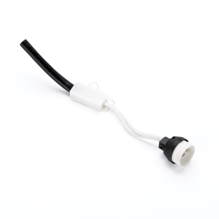 Dulie Soclu halogen GU10 izolat cu terminal Ø 27 mm, lungime cablu 100 mm ORION