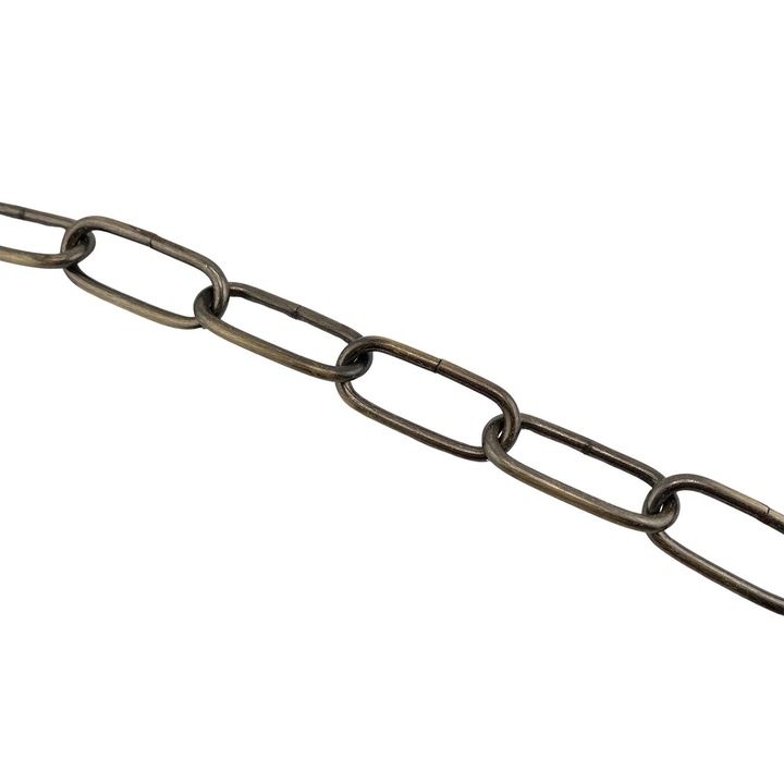 Lant pentru lampi suspendate, 47x20x4 mm, 1 m, fier patina ORION