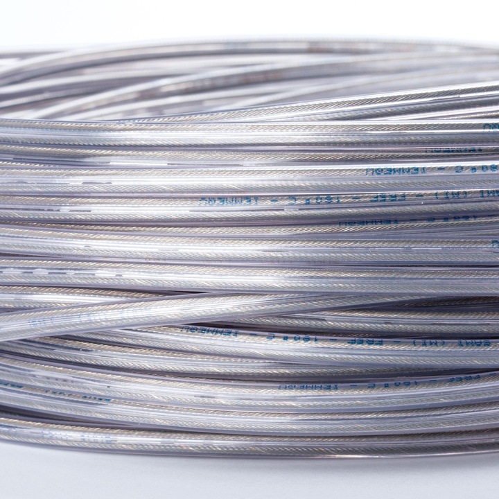 Cablu pentru Suspensie, PVC transparent, 2x0, 75 mm², 1 m, Subtire, Finisaj transparent ORION