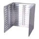 Placa de Protectie pentru Aragaz, din Aluminiu, Placa de Protectie Anti Stropi, Pliabila, Usor de Curatat, 32.5 x 84 cm, Gri, Damur