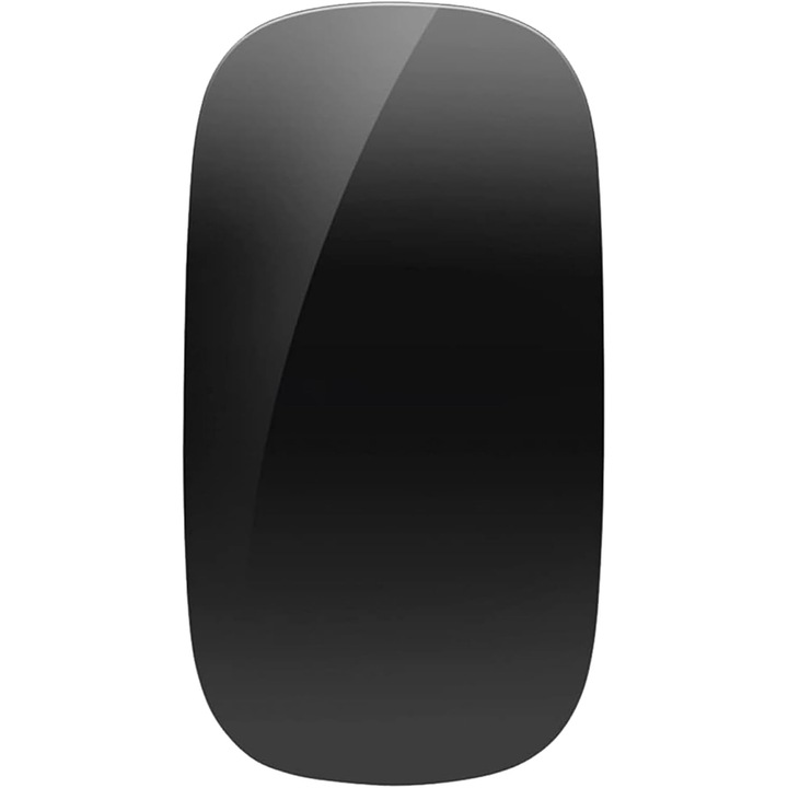 Bluetooth Безжична Мишка със Сензорен Панел, Презареждаема USB-C, Ултра Тънък Дизайн, Безшумна, Бърза Прецизност, Черна