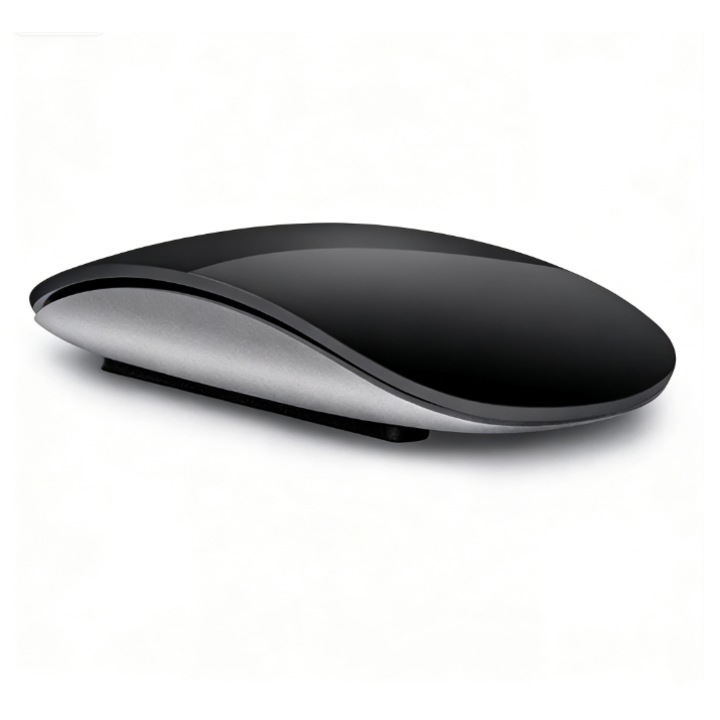 Mouse Bluetooth Wireless cu Suprafata Touch, Reincarcabil USB-C, Design Ultra Subtire, Silentios, Precizie Rapida, Negru