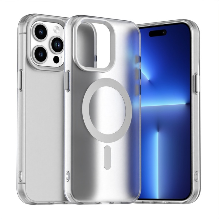 Калъф за iPhone 15 Pro - Smartphosis Candy MagSafe - Бял