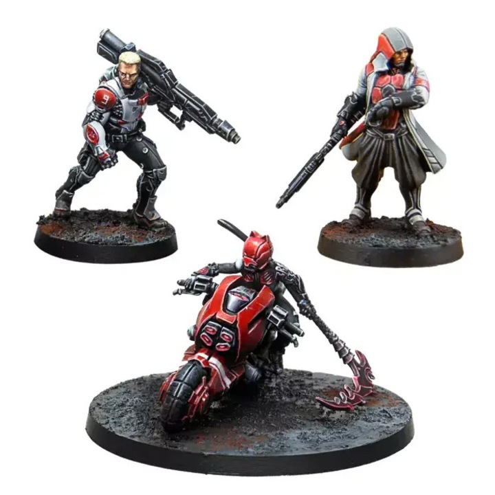 Infinity Game Extension, JSA Oban Expansion Pack Alpha, Corvus Belli, 3 модела за сглобяване, сив