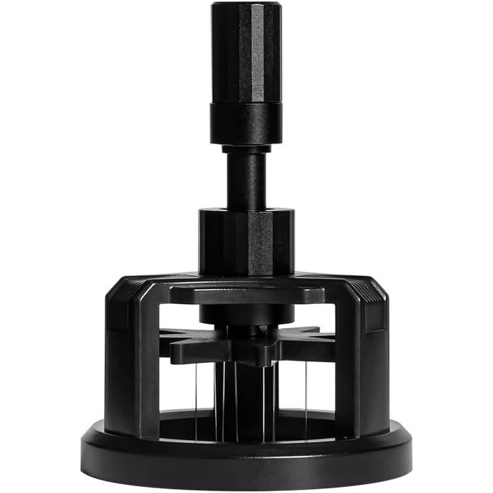 Caltucus Core® 51 mm kávéelosztó eszköz, állítható, 10 rozsdamentes acél tűvel, mágneses talppal, baristák számára