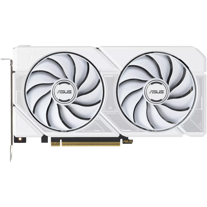 Видео карта Asus Dual GeForce RTX 5060 Ti OC Edition 16GB, GDDR7, 128-bit, Бял 90YV0MH6-M0NA00