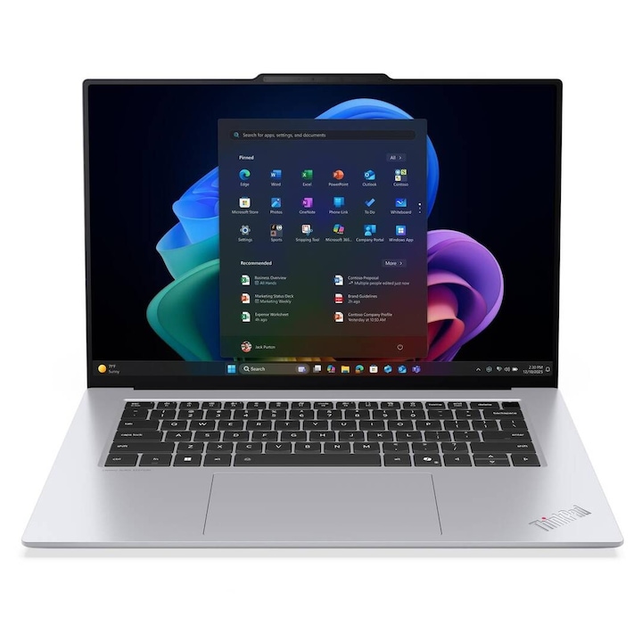 Laptop Lenovo ThinkPad X9-15 Gen 1 Aura Edition 2.8K 15.3 inch Intel Core Ultra 7 228V 32GB 512GB SSD Windows 11 Pro Grey