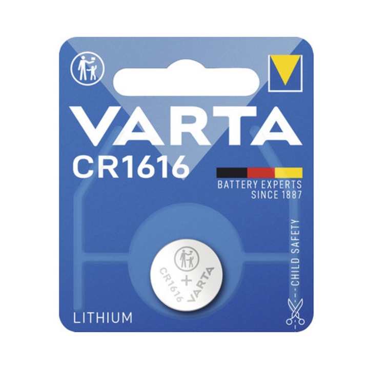 Baterie buton litiu Varta CR1616 3V 55mAh