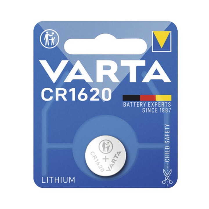 Baterie buton litiu Varta CR1620 3V 70mAh
