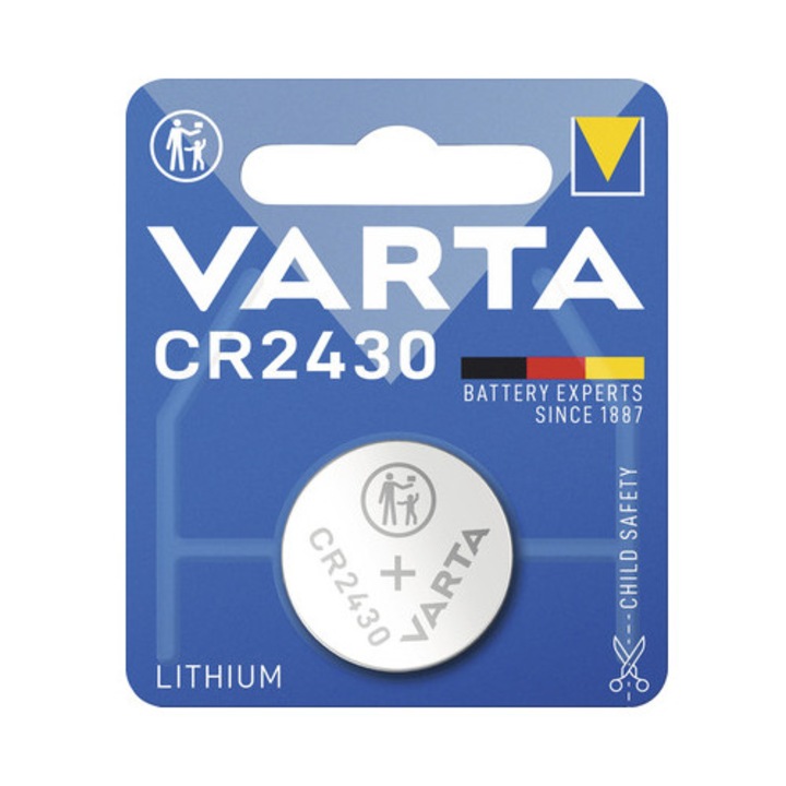 Baterie buton litiu Varta CR2430 3V 300mAh