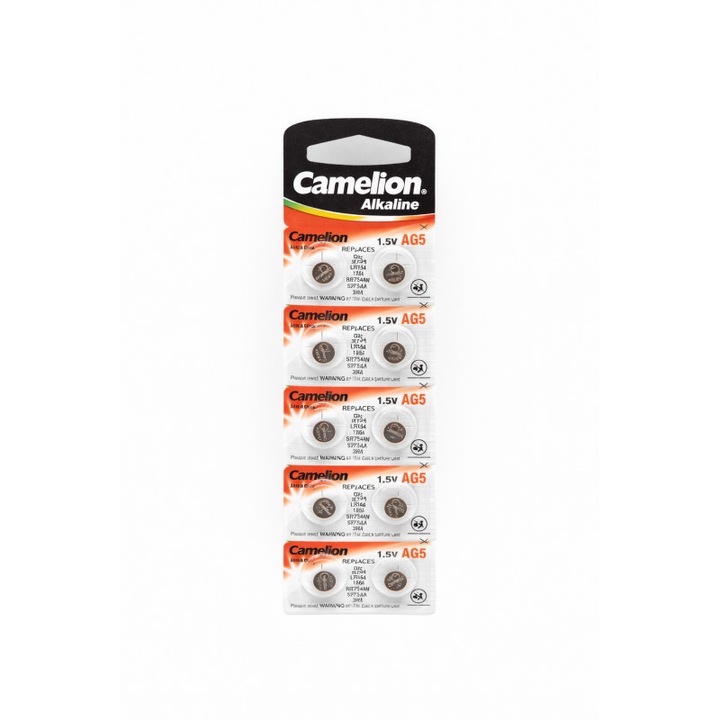 Baterii AG5 Camelion alcaline set 10 buc pentru ceasuri
