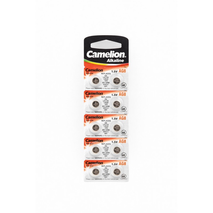 Baterii AG8 Camelion alcaline set 10 buc pentru ceasuri