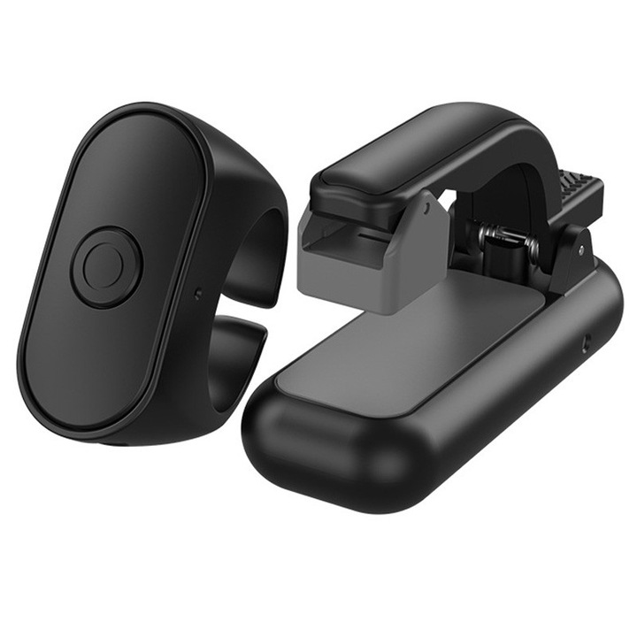 Dispozitiv de rasfoire pagini eBook cu telecomanda, negru, 5.7x2.3x3cm, cu clip senzor ecran si cablu USB-C