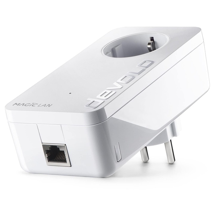 Adaptor de expansiune Devolo Magic 2 LAN, 2400 Mbit/s, 1x Gigabit LAN, alb