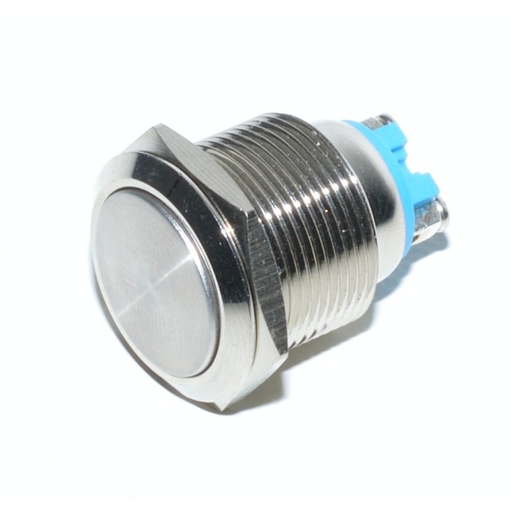 Buton standard metalic cu retinere 19mm, 220V, IP65