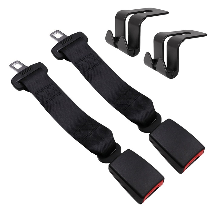 RDWESZOD biztonsági öv hosszabbító fejtámla kampókkal, 2 darab