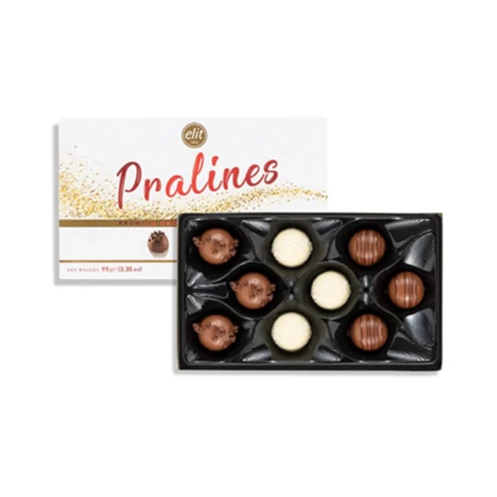 Elit praliné válogatás White 95g