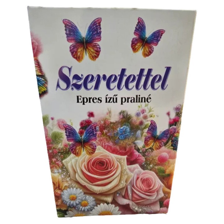 Szeretettel epres ízű praliné 120g