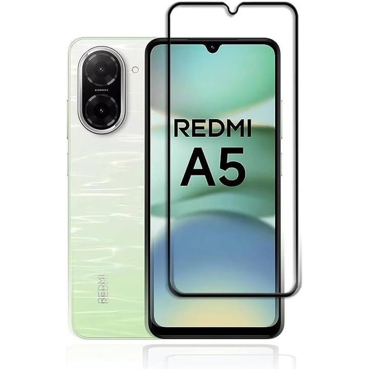 Закалено стъклено фолио, съвместимо с Xiaomi Redmi A5 4G/ A4/ 14C, прозрачно