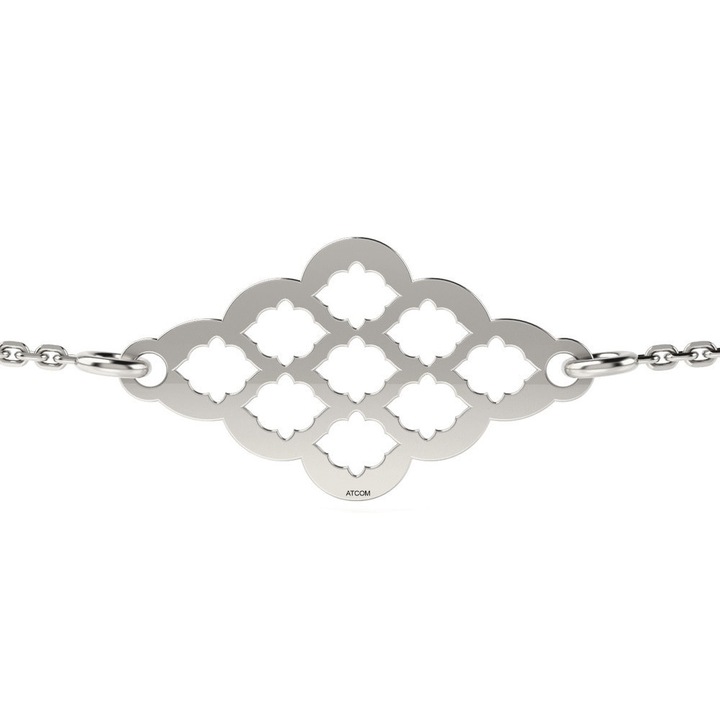 Ezüst lánc karkötő modell 62