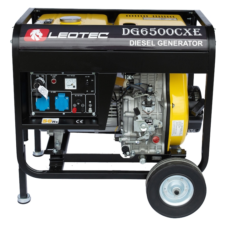 Generator monofazat Diesel HP6500CXE, 6KW, motor 186FAE, monocilindru
