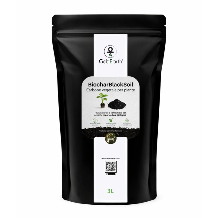 Carbune Vegetal Biochar 3L pentru plante