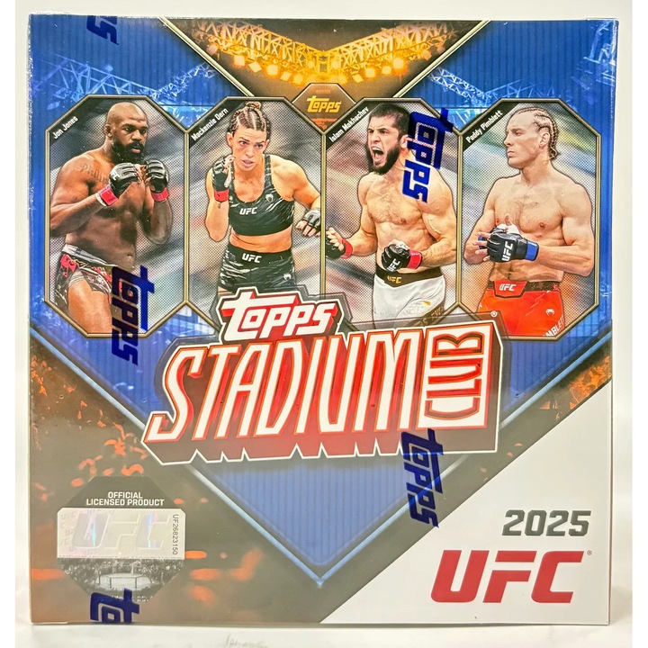 2025 Topps Stadium Club UFC Mega Doboz (60db Ketrecharcos Kártya, benne 16db Különleges Kártya!)