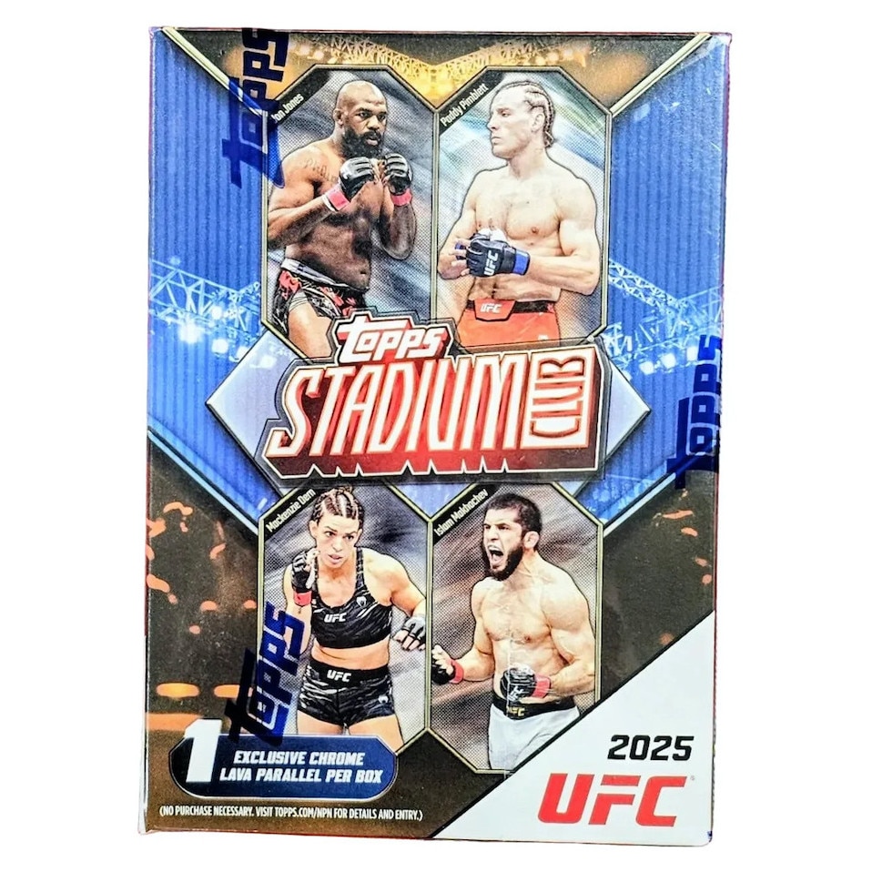 Cartonase 2025 Topps Stadium Club UFC Blaster Box (30 de carduri