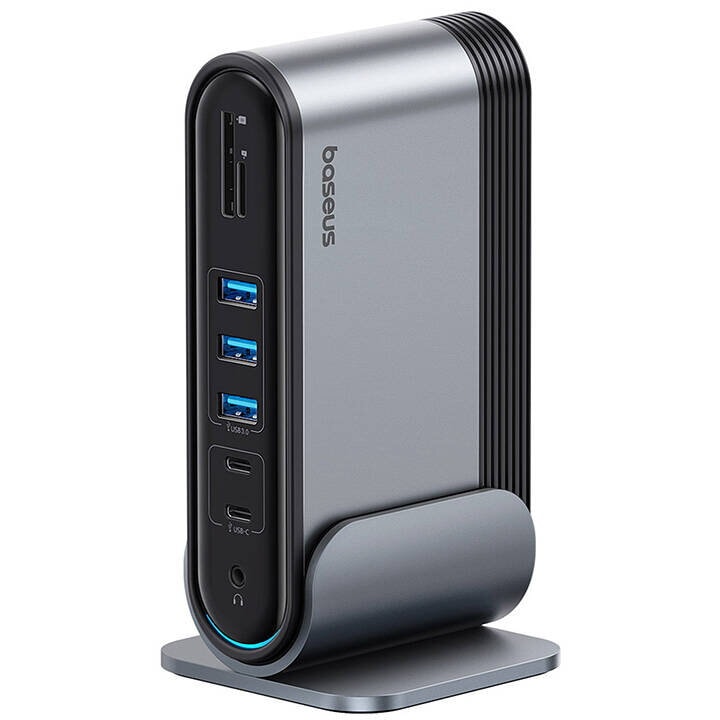 Docking station Baseus, 17 porturi, USB-C, 4K, 3, 5m