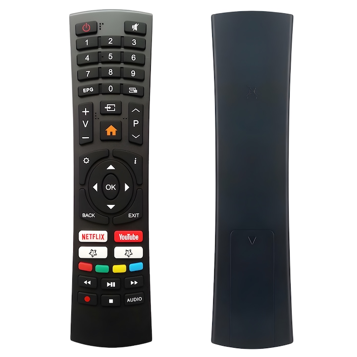 Telecomanda TV Universala compatibila cu Smart TV LED, LCD, Vortex, Star-Light, SmartTech, Vision Touch, Akai, Selecline, Ecg, Engel, Qilive, Walton, Denver, Diamant, Configurare automata