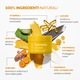 Masca de fata Plantifique cu Turmeric si Vitamina C, 110g, pentru ten sensibil si gras