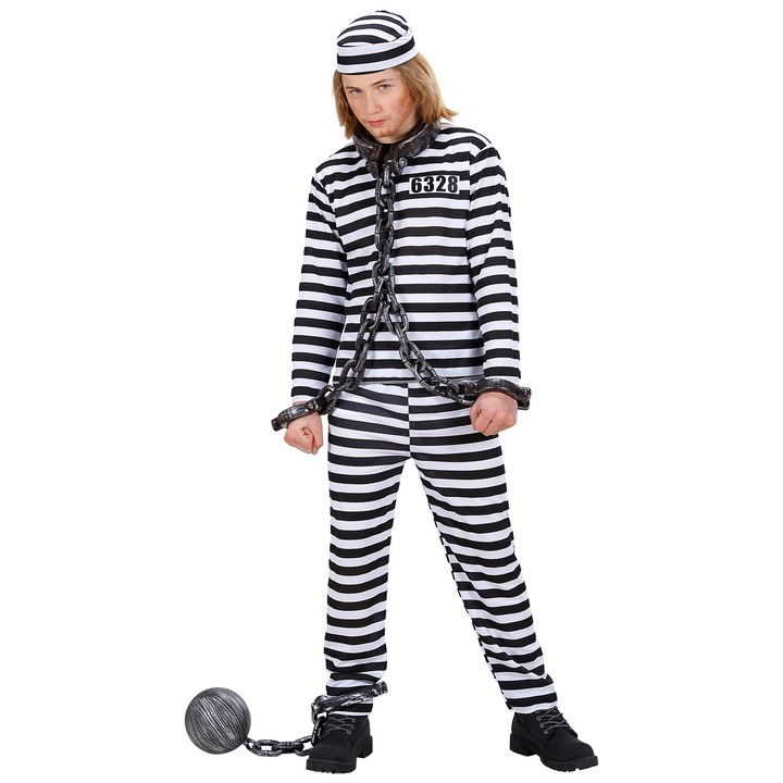 Costum Detinut Dungi Copii - 14-16 ani / 164 cm Widmann