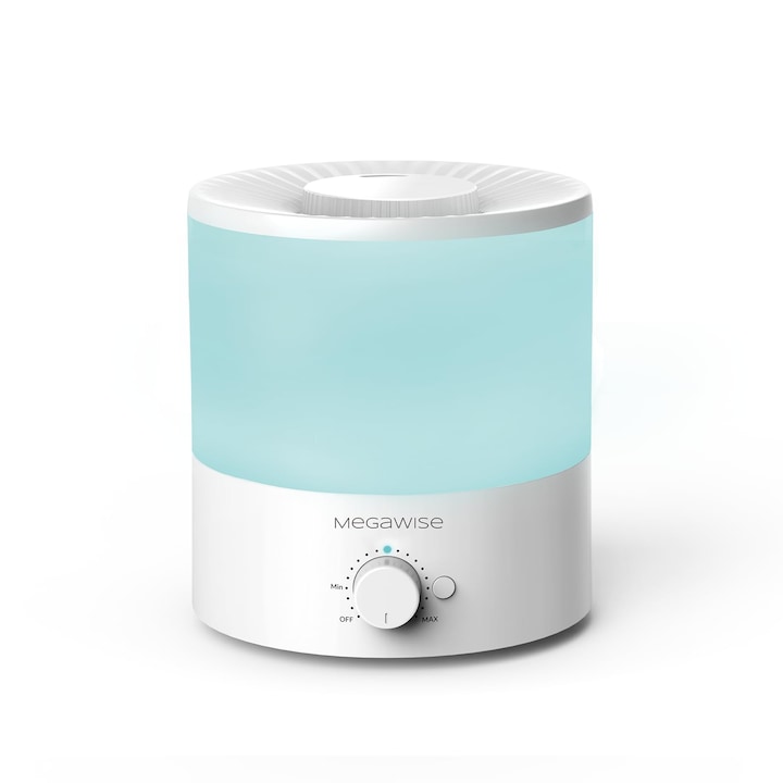 Mini umidificator portabil USB, LtYioe, 2 moduri, lumini colorate, roz