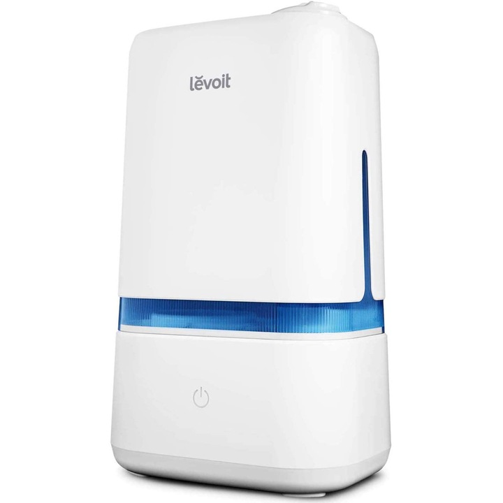 Umidificator cu ultrasunete Levoit 4L, 40 de ore timp de lucru 25dB umidificator ultra silentios pana la 35 m2, duze duble rotative la 360° umidificator de camera, aromaterapie pentru dormitor, sufragerie, camera copiilor