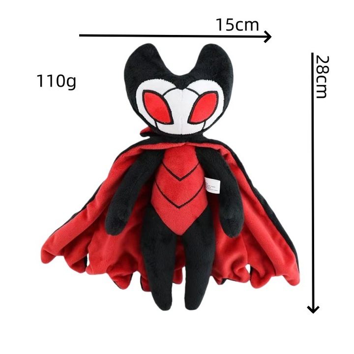 Jucarie de plus Hollow Knight, 28x15cm, multicolor, set de plusuri