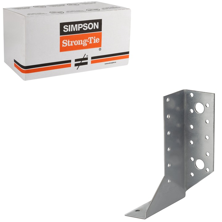 Suporturi pentru grinzi despicate, set 50 buc., Simpson SDED340/30, otel zincat, 138x60-250mm