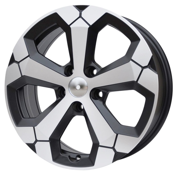 Set (4 bucati) jante 1274MBHM 17x6.5 5x114.3 ET45 - MB - lustruit + negru