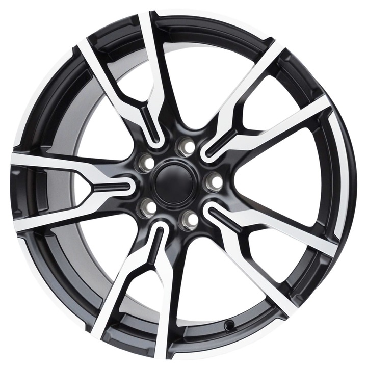 Set (4 bucati) jante 5662 18x7.5 5x112 ET45 - MB - lustruit + negru