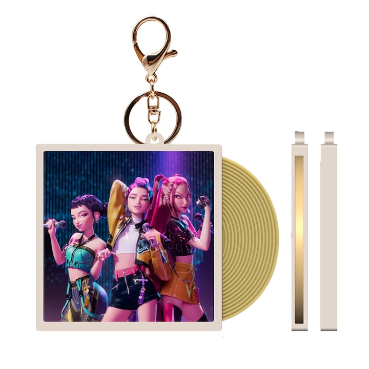 Kulcstartó, Zimilo, Boszorkányvadász, CD design, lányoknak megfelelő, dísztárgyak