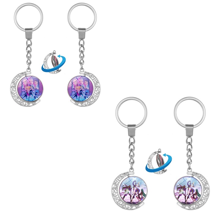 Kulcstartó, Zimilo, Witch Hunter, kétoldalas forgatható, imádnivaló