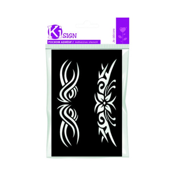 Sablon pictura 12x18 cm tribal