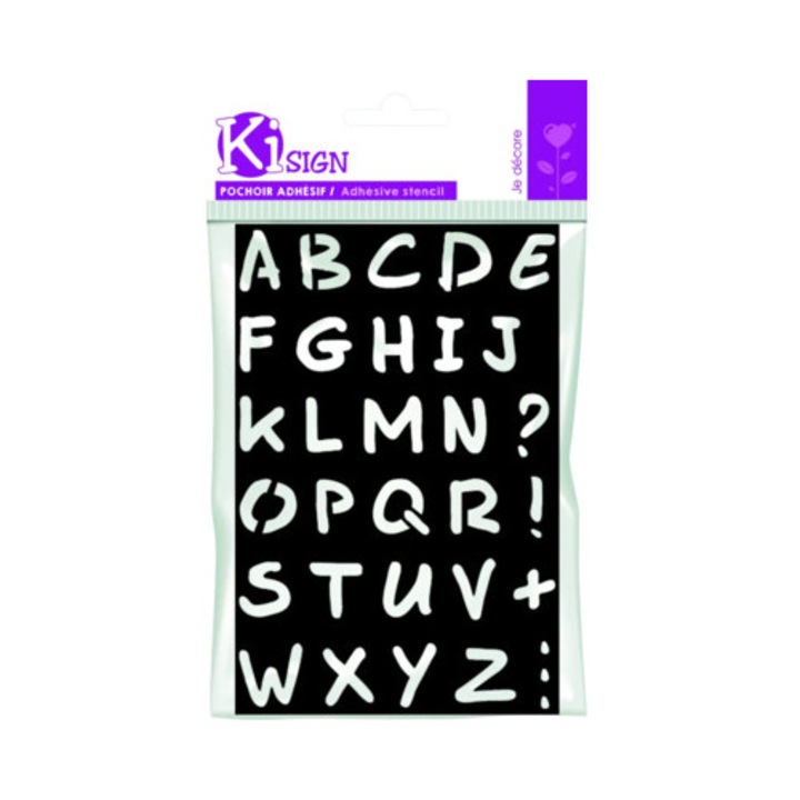 Sablon pictura 12x18 cm alfabet