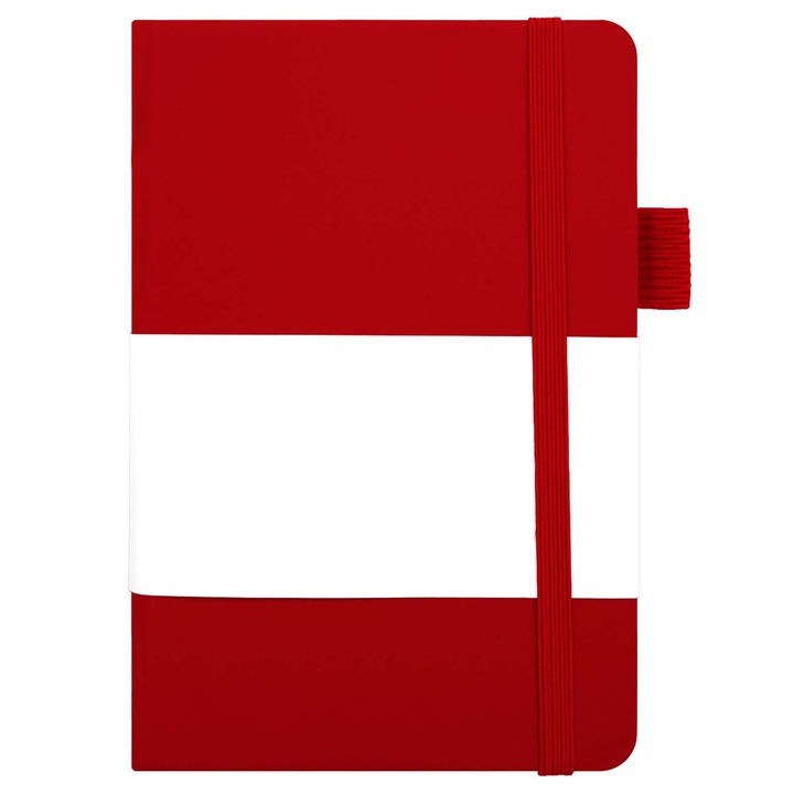 Doua caiete A6, Aiorber, coperta din piele PU, design cu inchidere cu snur, buzunar pentru hartie, pagini ingrosate, marcaj cu panglica, 14,5 × 10 cm, rosu