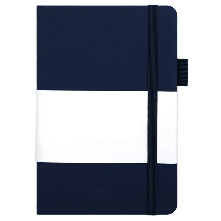 Doua caiete A6, Aiorber, coperta din piele PU, design cu inchidere cu snur, buzunar pentru hartie, pagini ingrosate, marcaj cu panglica, 14,5 × 10 cm, albastru