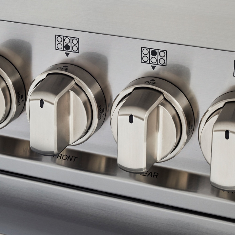 Aragaz cu plita pe gaz Bertazzoni, colectie Master, 90 cm, 6 arzatoare, 2 cuptoare electrice, capacitate 107 litri, 11 moduri de gatire, temperatura reglabila, termometru cu sonda integrat, usa cu inchidere soft-close, clasa energetica A, negru mat