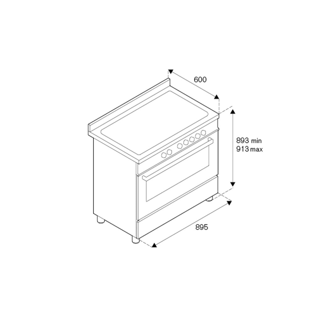 Aragaz cu plita pe gaz Bertazzoni, colectie Master, 90 cm, 6 arzatoare, cuptor electric, capacitate 103 litri, 11 moduri de gatire, temperatura reglabila, termometru cu sonda integrat, usa cu inchidere soft-close, clasa energetica A, negru mat