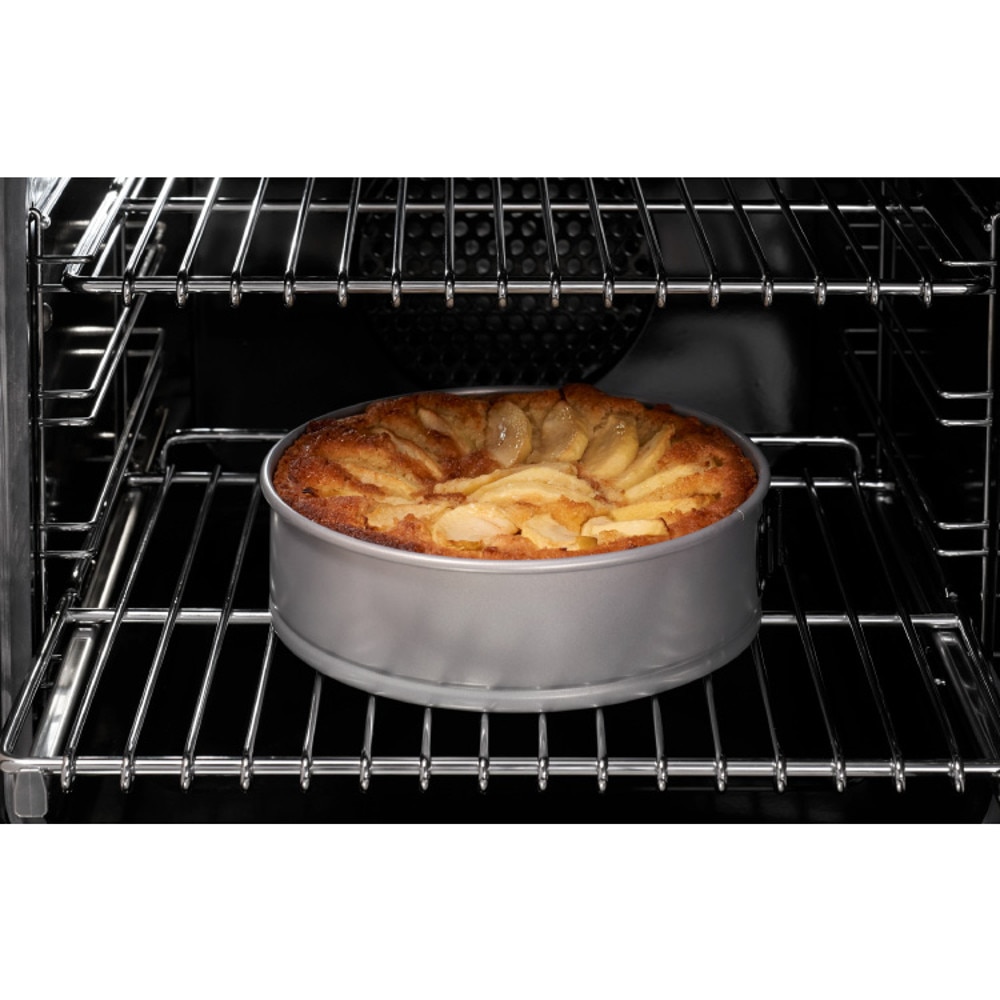 Aragaz cu plita pe inductie Bertazzoni, colectie Master, latime 90 cm, 5 zone, cuptor electric 103 l, temperatura reglabila max. 250°C, 11 functii de gatit, convectie, iluminare interioara, termometru integrat, sticla triplustratificata, negru mat
