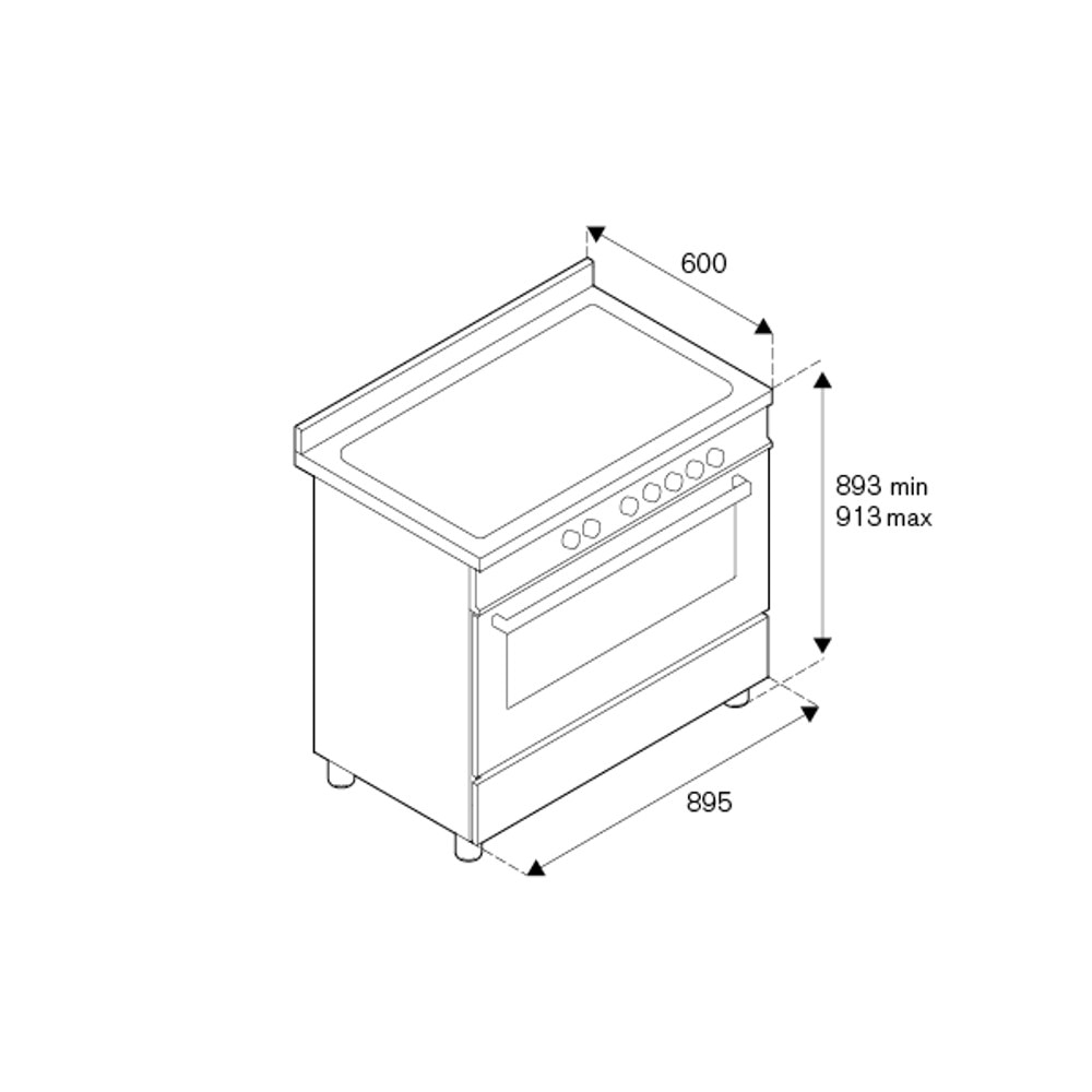 Aragaz cu plita pe inductie Bertazzoni, colectie Master, latime 90 cm, 5 zone, cuptor electric 103 l, temperatura reglabila max. 250°C, 11 functii de gatit, convectie, iluminare interioara, termometru integrat, sticla triplustratificata, negru mat