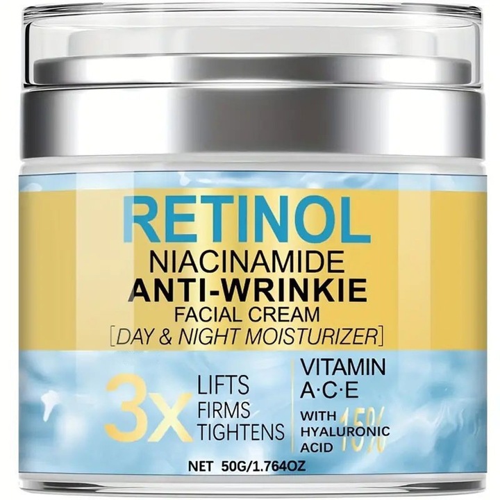 Лосион за лице Retinol Niacinamide, 50мл, против бръчки, хидратиращ
